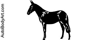 Standing Mule Dark